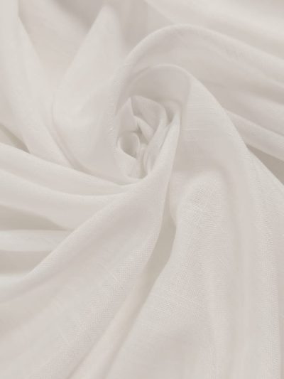 Visillo falso lino blanco