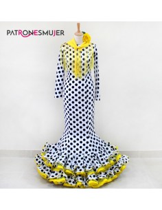 Patrones Nº5020 vestido famenca de nejas entallado