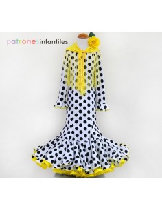 Patrones Nº9328 vestido famenca de niña nejas