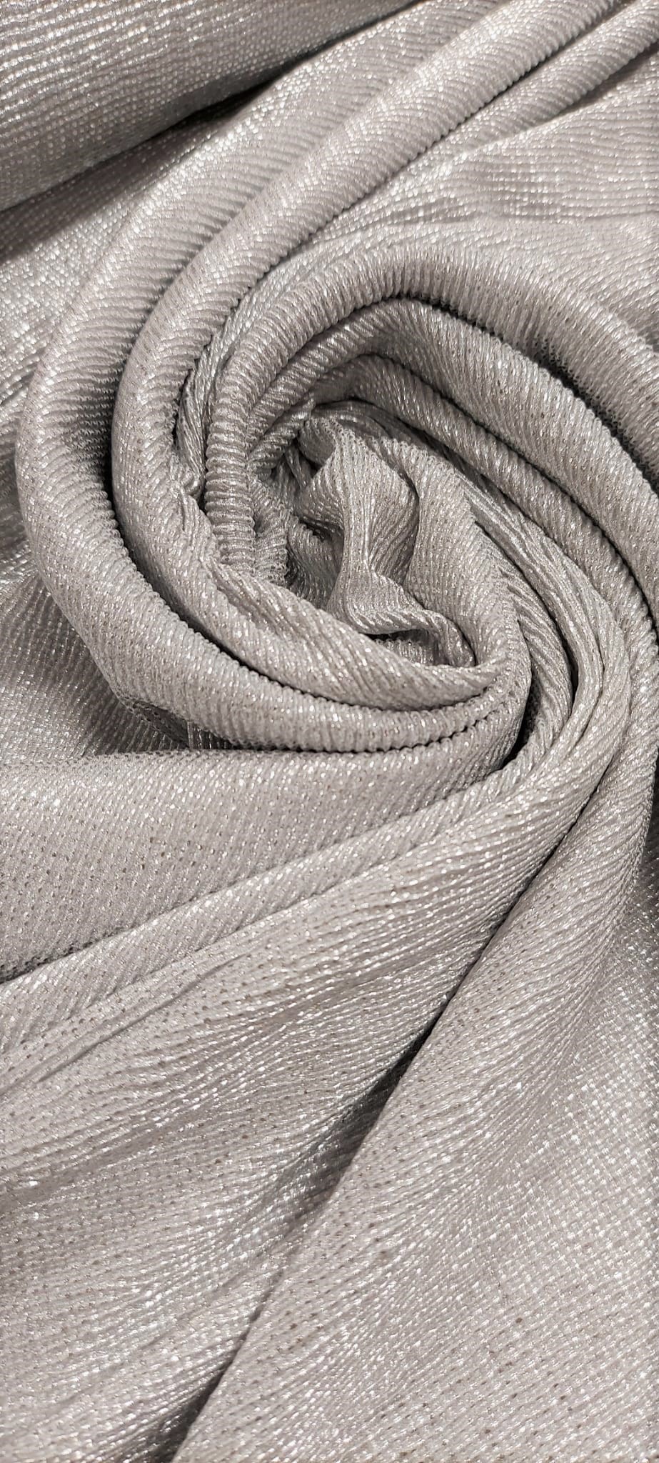 Plisado elástico metalizado