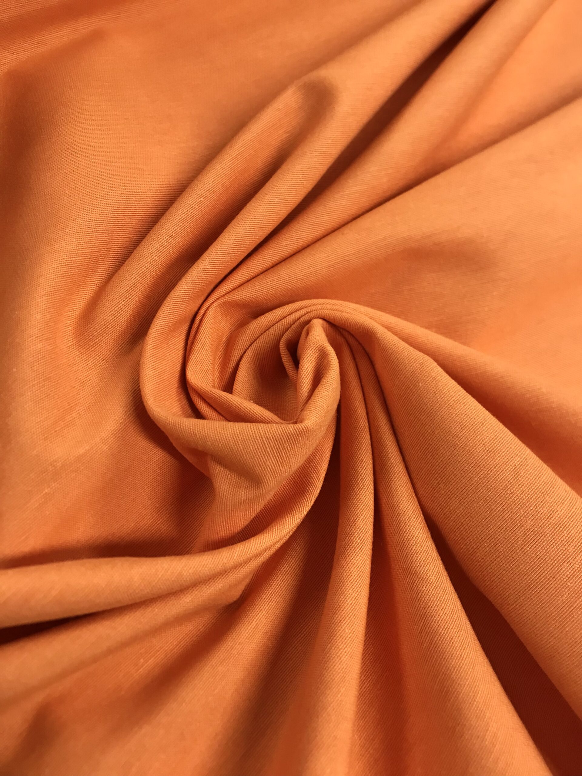 Loneta lisa tintada naranja