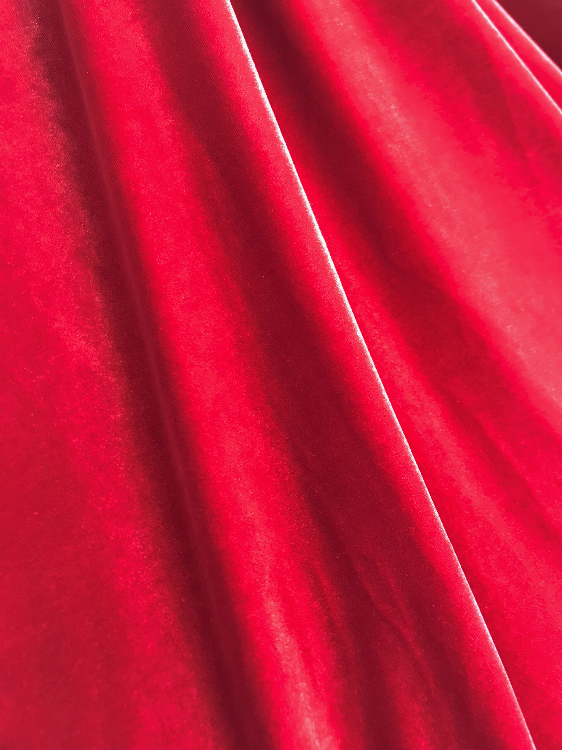 Terciopelo slastic rojo-