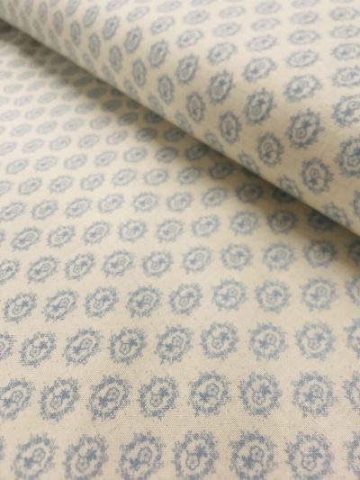 Algodón orgánico Folk Aylen celeste