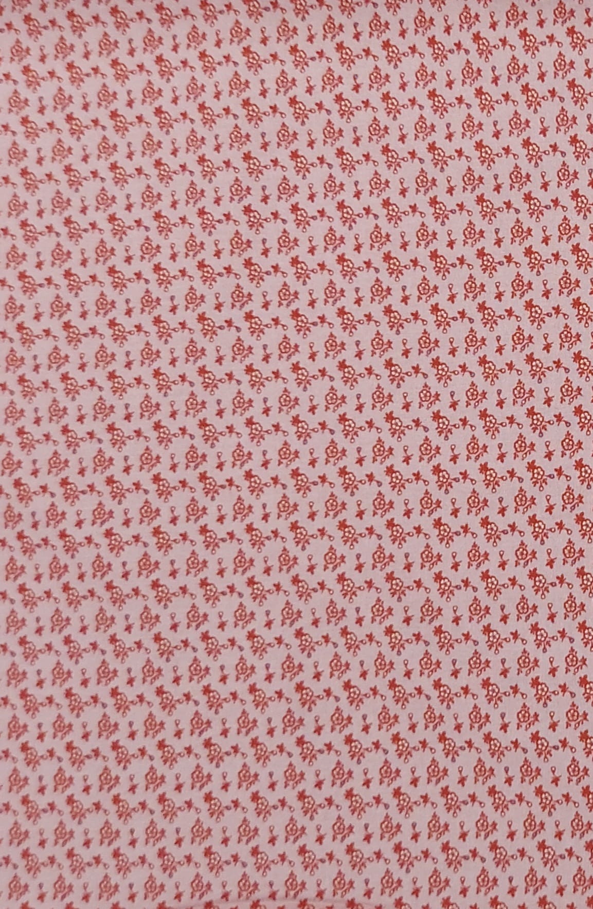 Algodón orgánico Folk ibai rojo