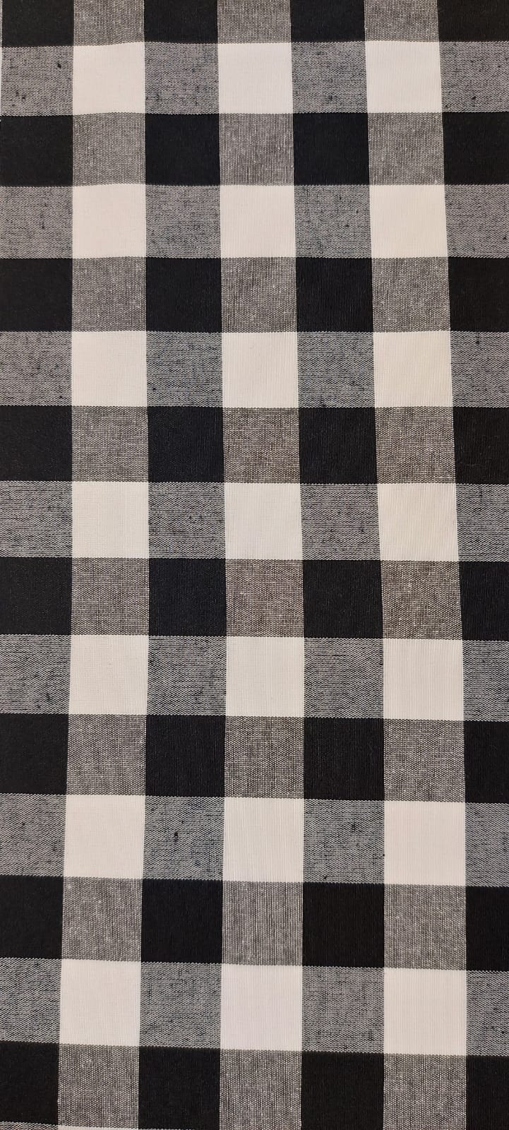 Loneta vichy negro grande