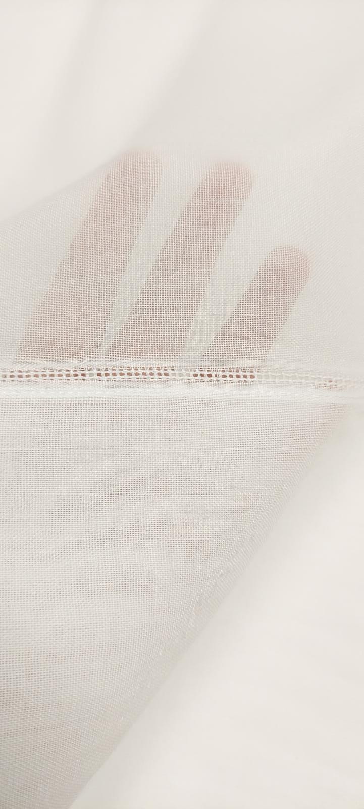 Visillo vainica blanco 2*