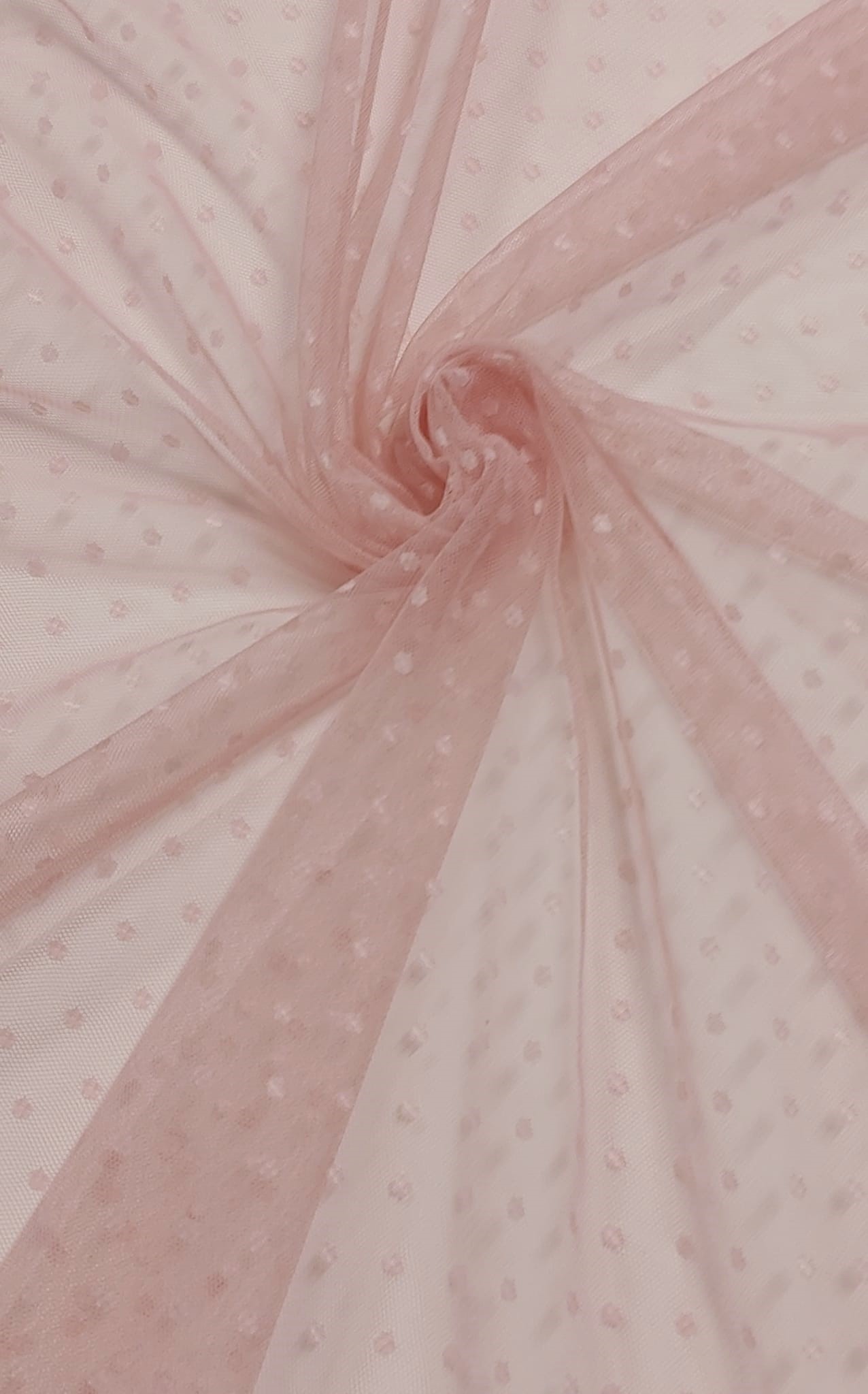 Tul de plumeti rosa empolvado