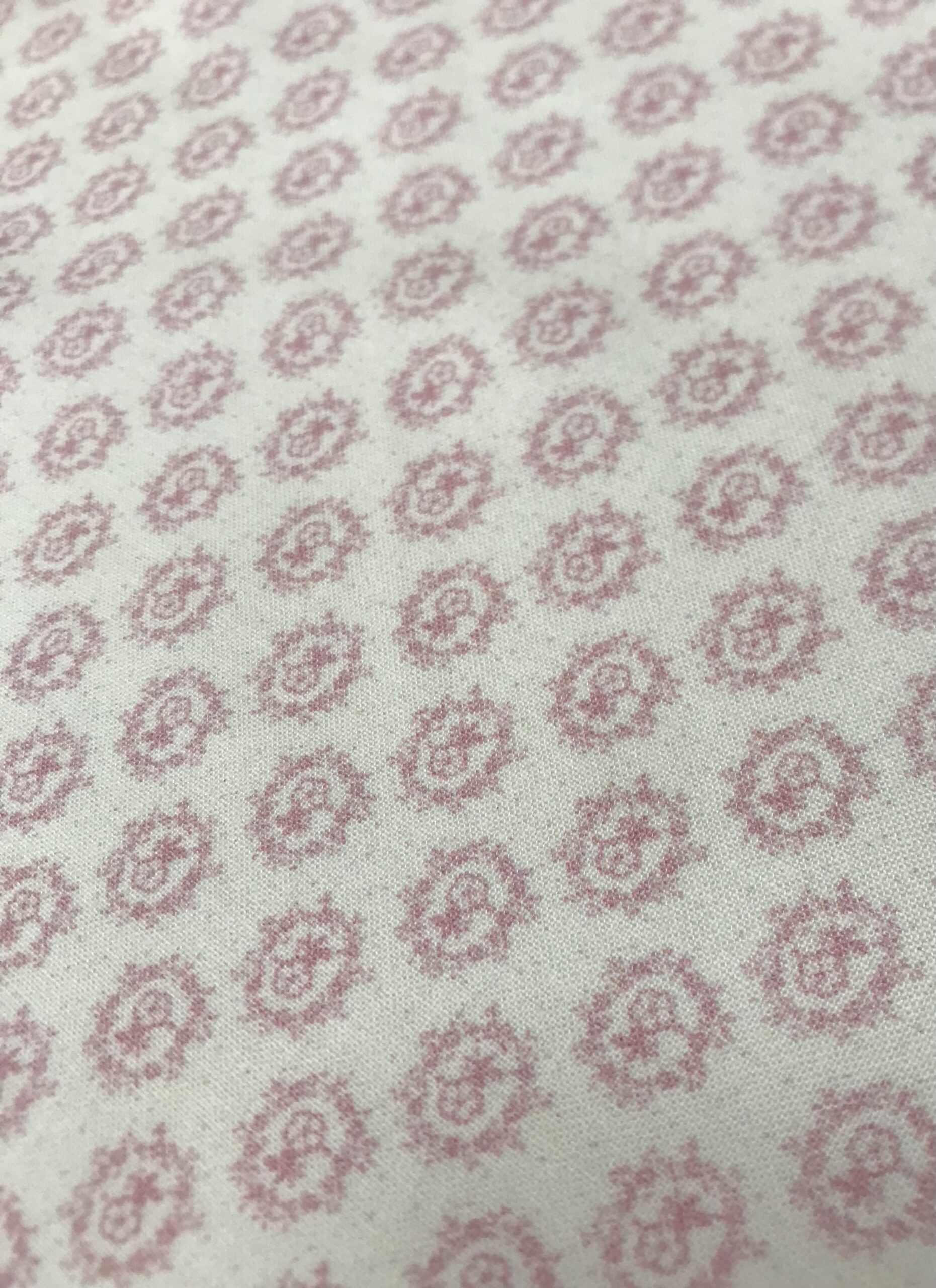 Algodón orgánico Folk Aylen beig/rosa