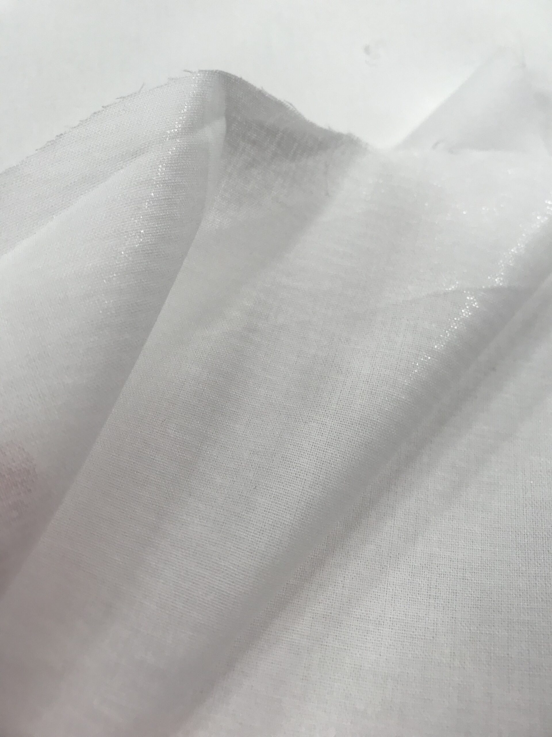 Entretela algodón blanco adh.