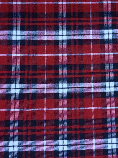 Cuadros franela quebec rojo/negro