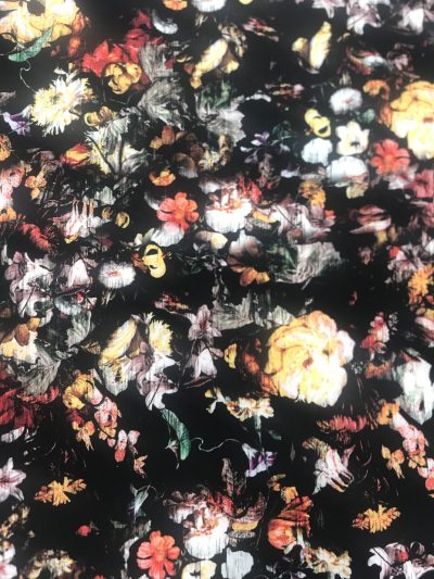 Bielástico flor desgaste rayado