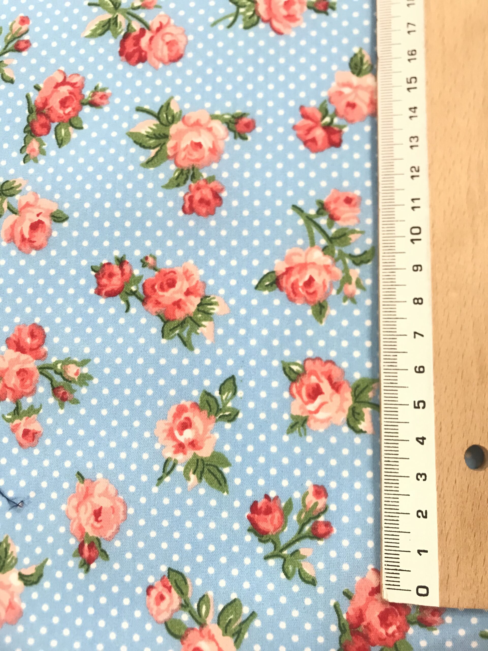 Popelín Flamenca Olvera Celeste coord.