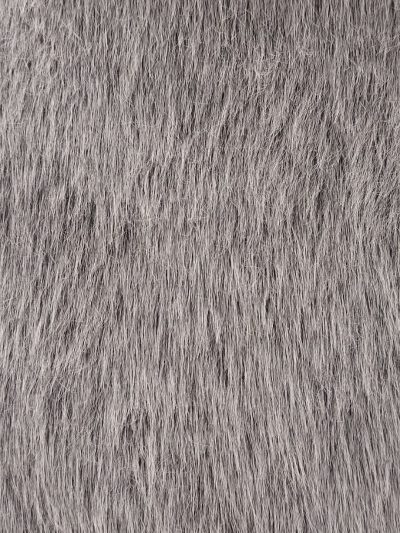 Pelo gris largo bicolor