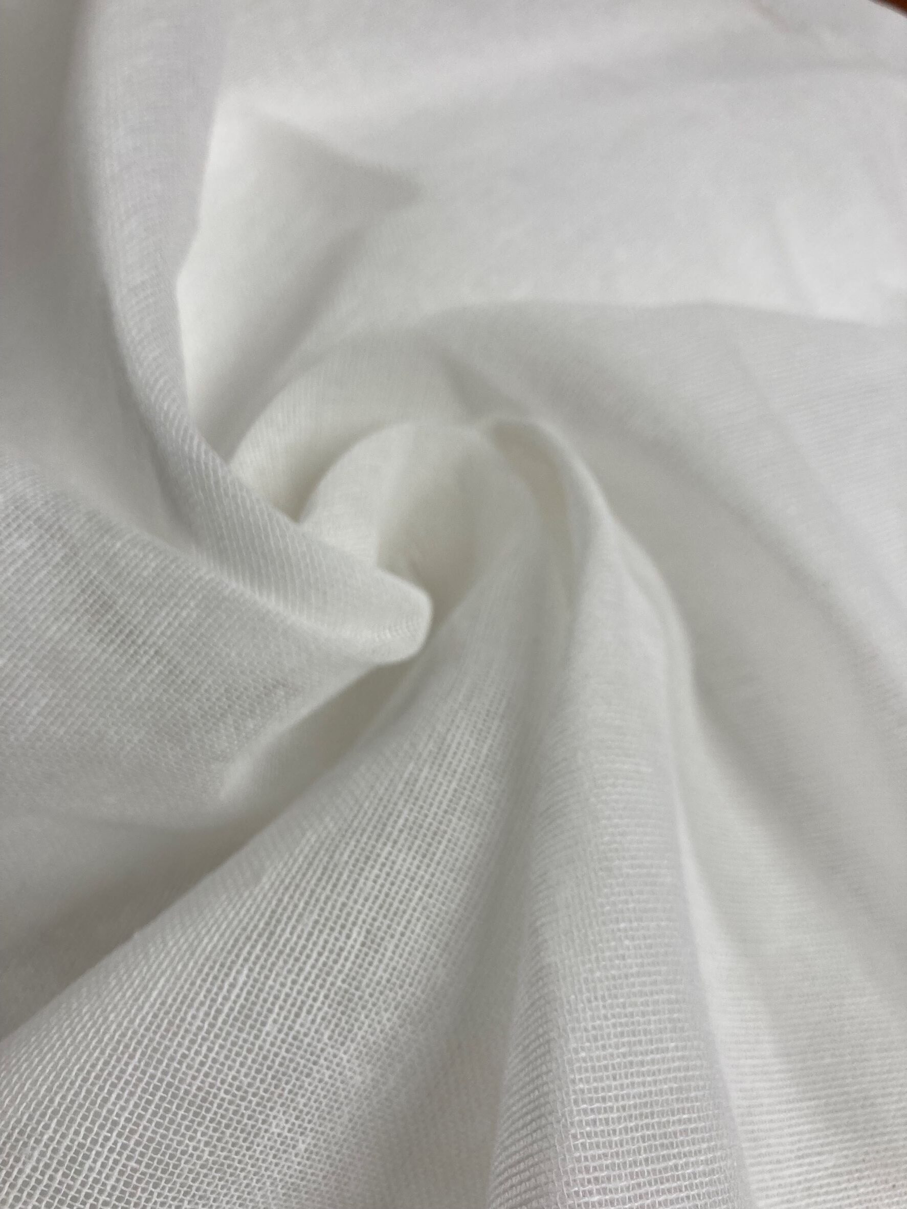 Gasa blanca bebé algodón 100%-