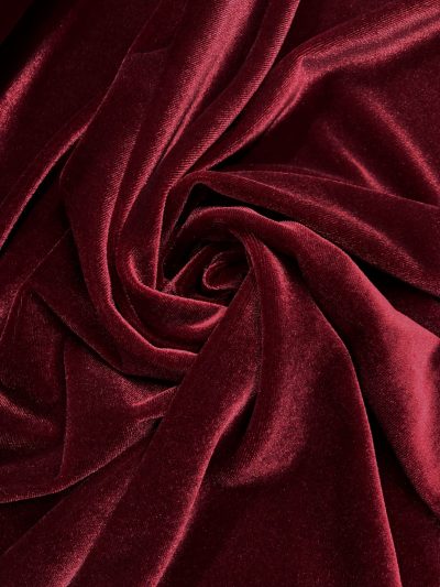Terciopelo slastic burdeos