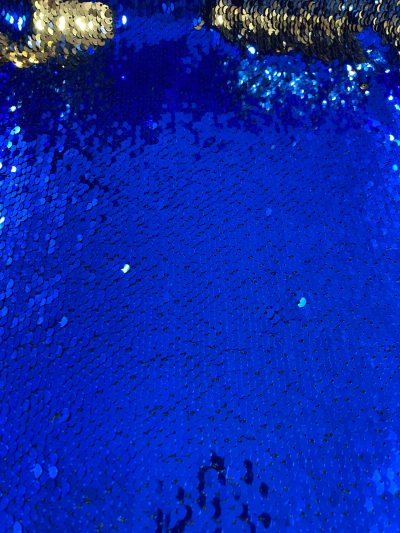 Lentejuela mágica o doble faz azulón/oro