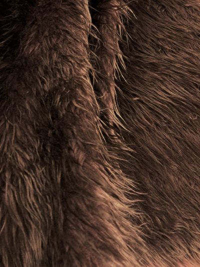 Pelo largo marrón chocolate