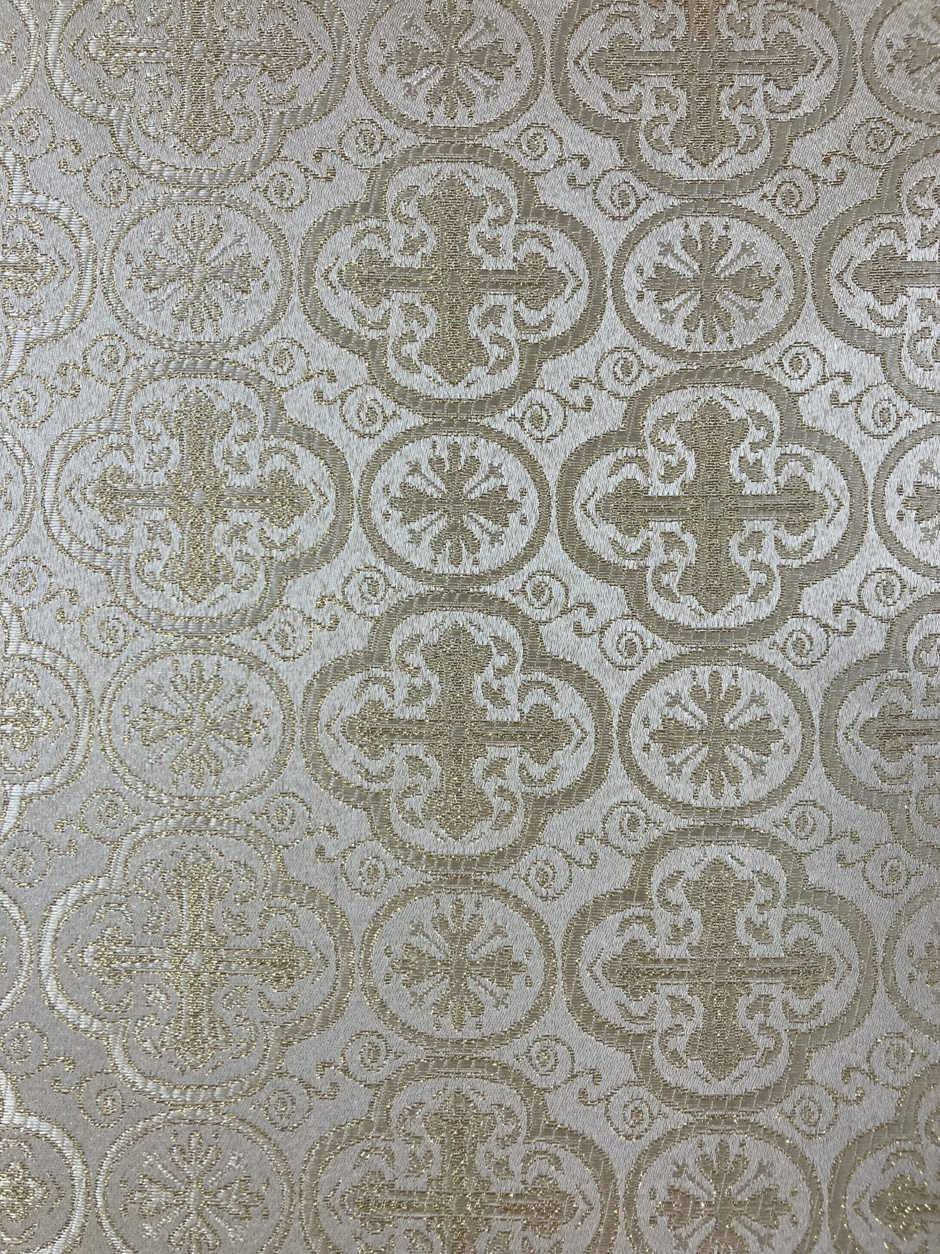 Brocado Epoca Besalu crudo/oro