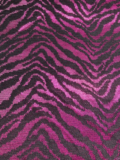 Blonda negra/lamé fucsia