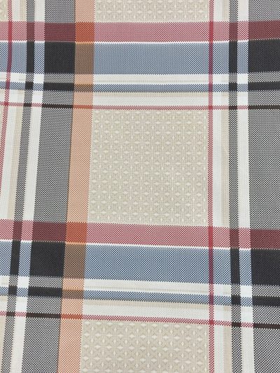 Mantel PVC Orquidea cuadros beig