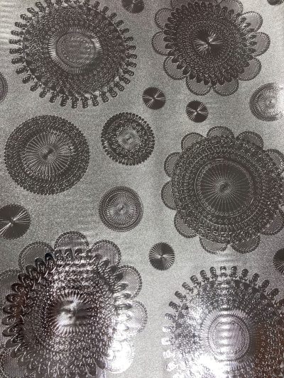 Mantel PVC Orquidea metal espejos