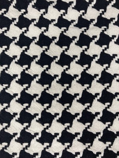 Chanel tweed pata de gallo blanco/negro