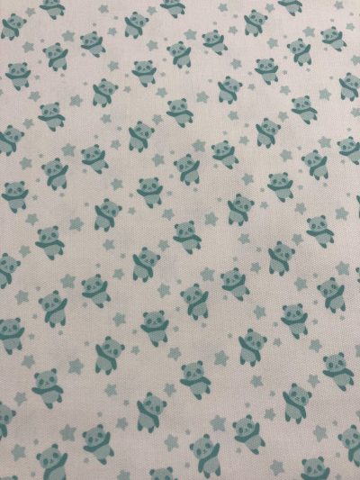 Pique canutillo pandas mint