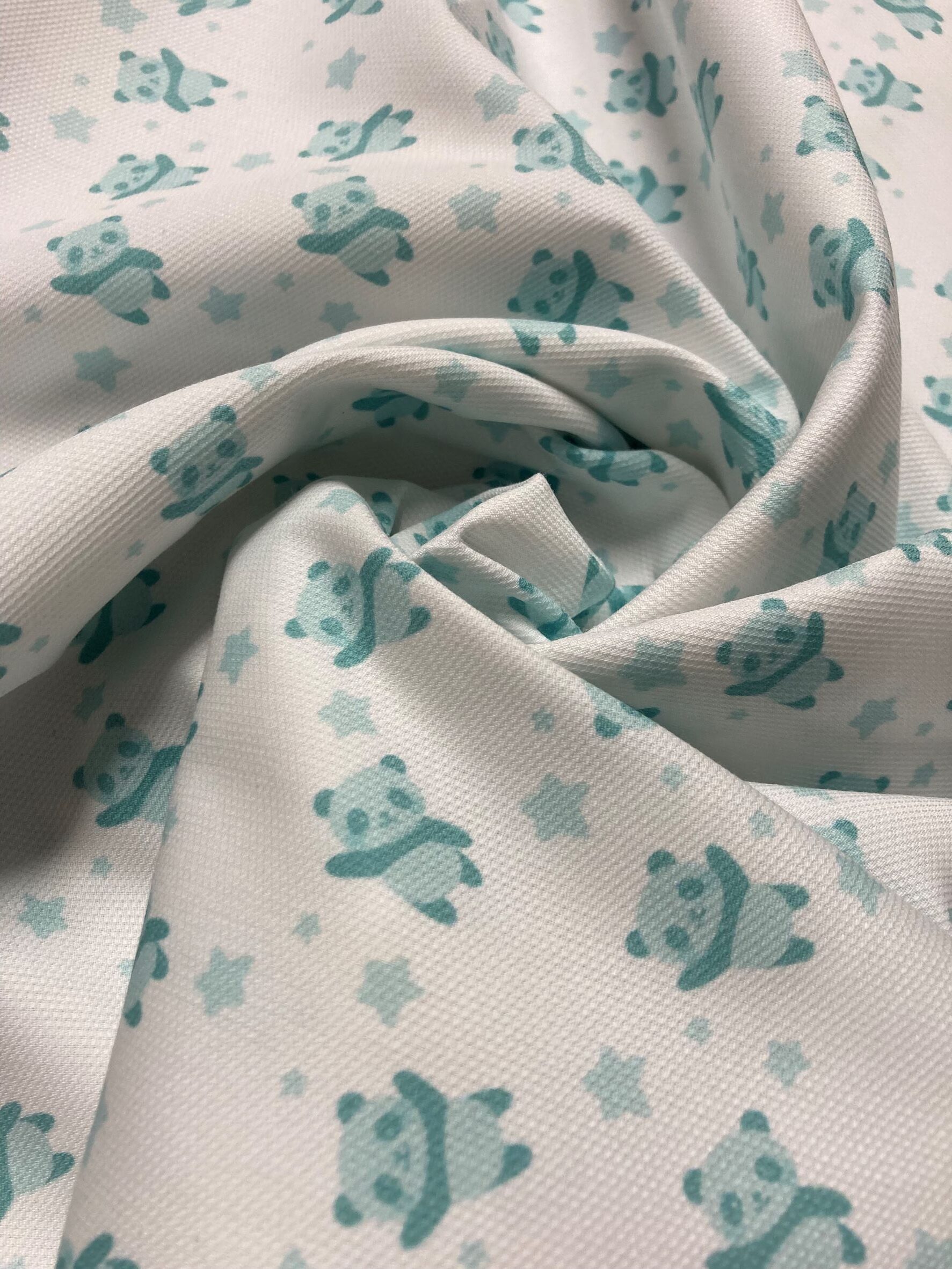 Pique canutillo pandas mint