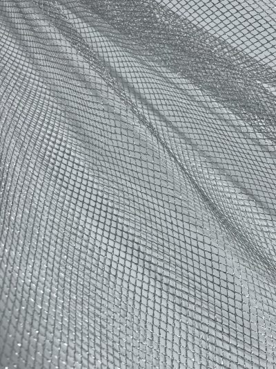 Red metálica gris glitter