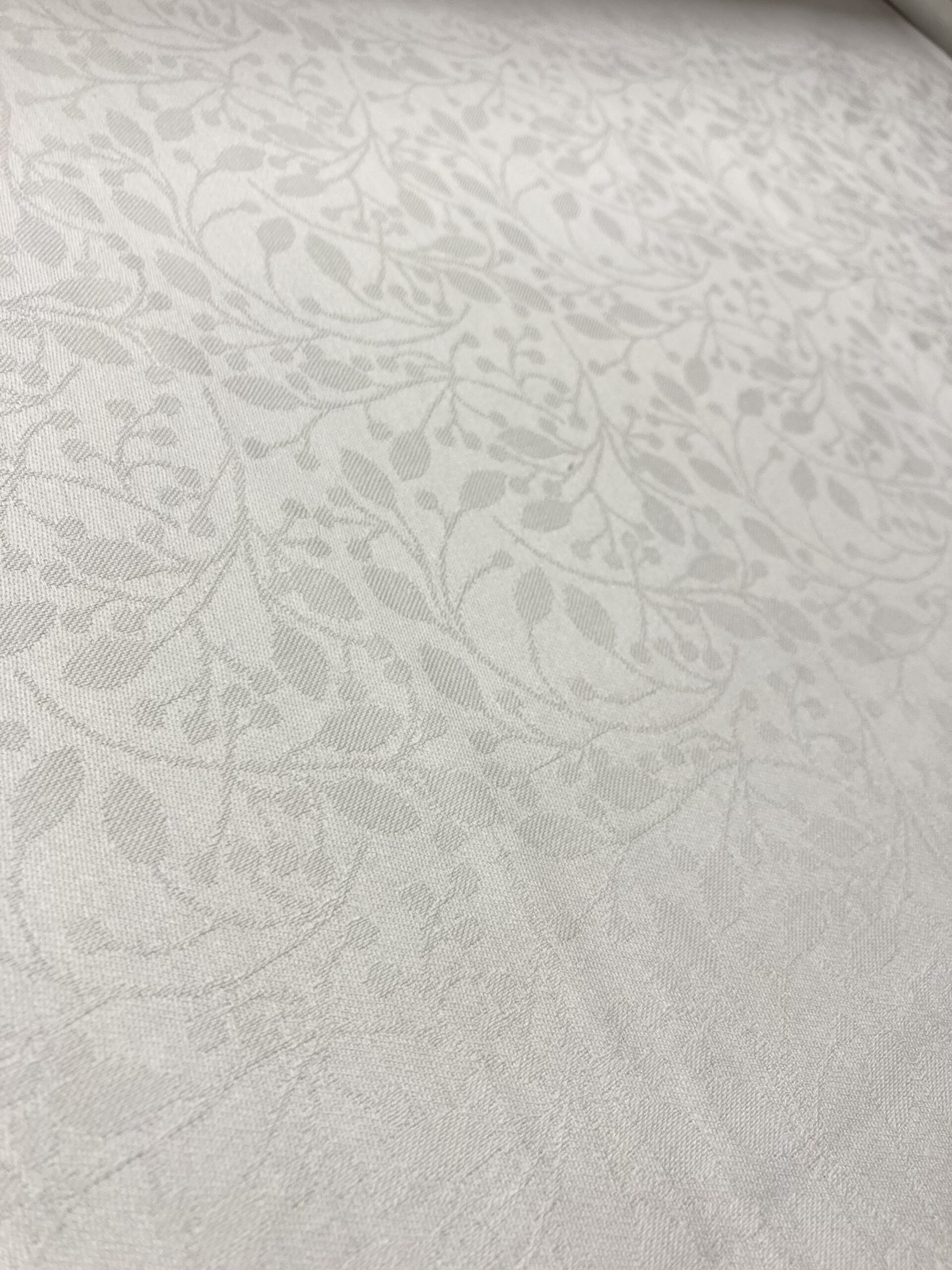 Mantelería Damasco blanca