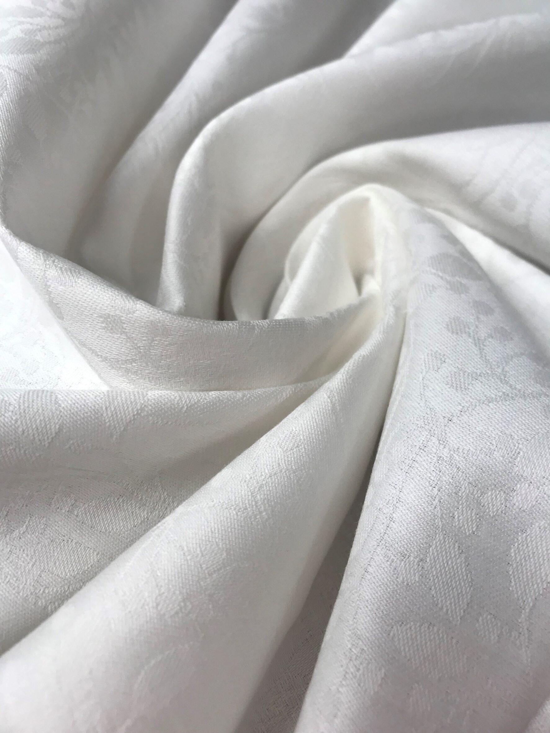 Mantelería Damasco blanca