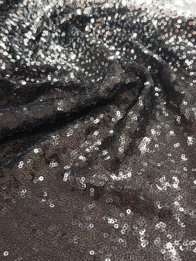 Lentejuelas degradado negro/plata