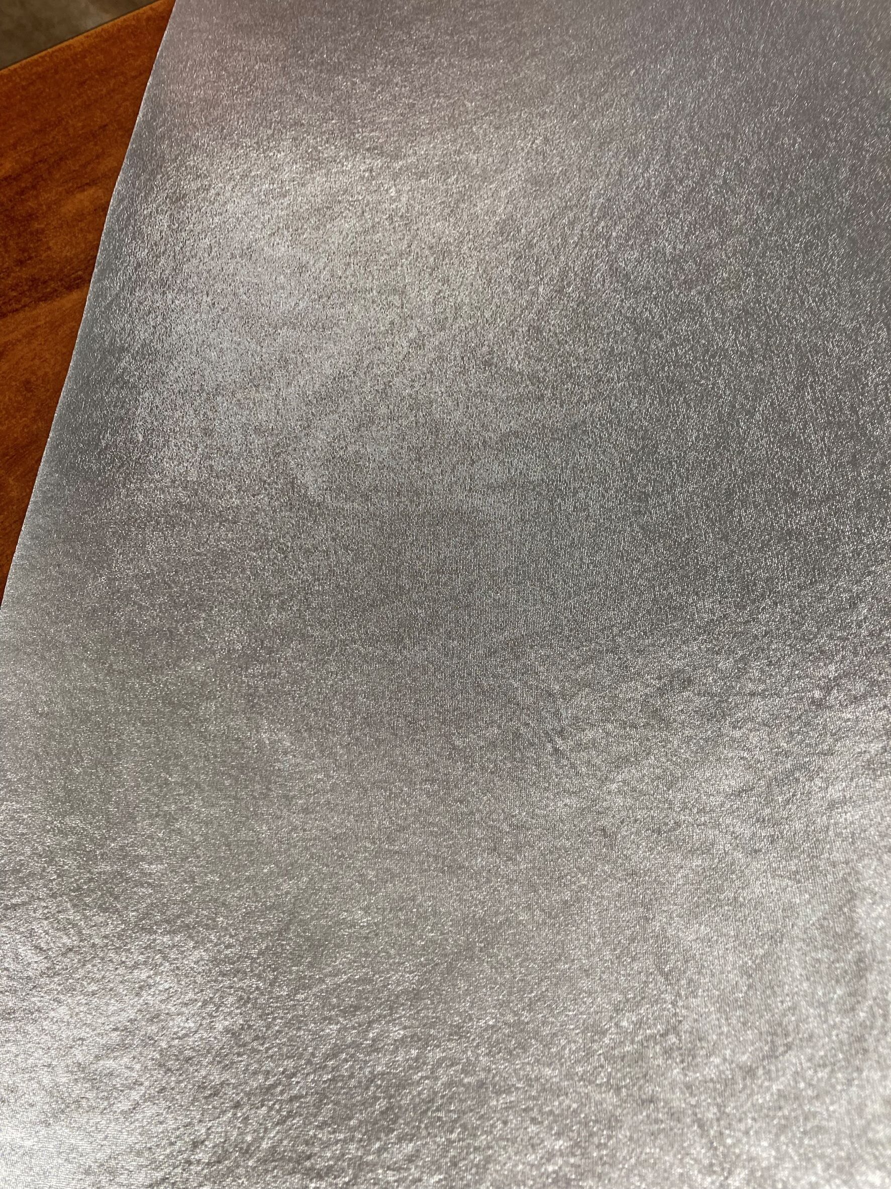 Foam con licra metalizada plata