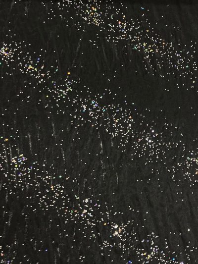 Triple organza negra fantasía