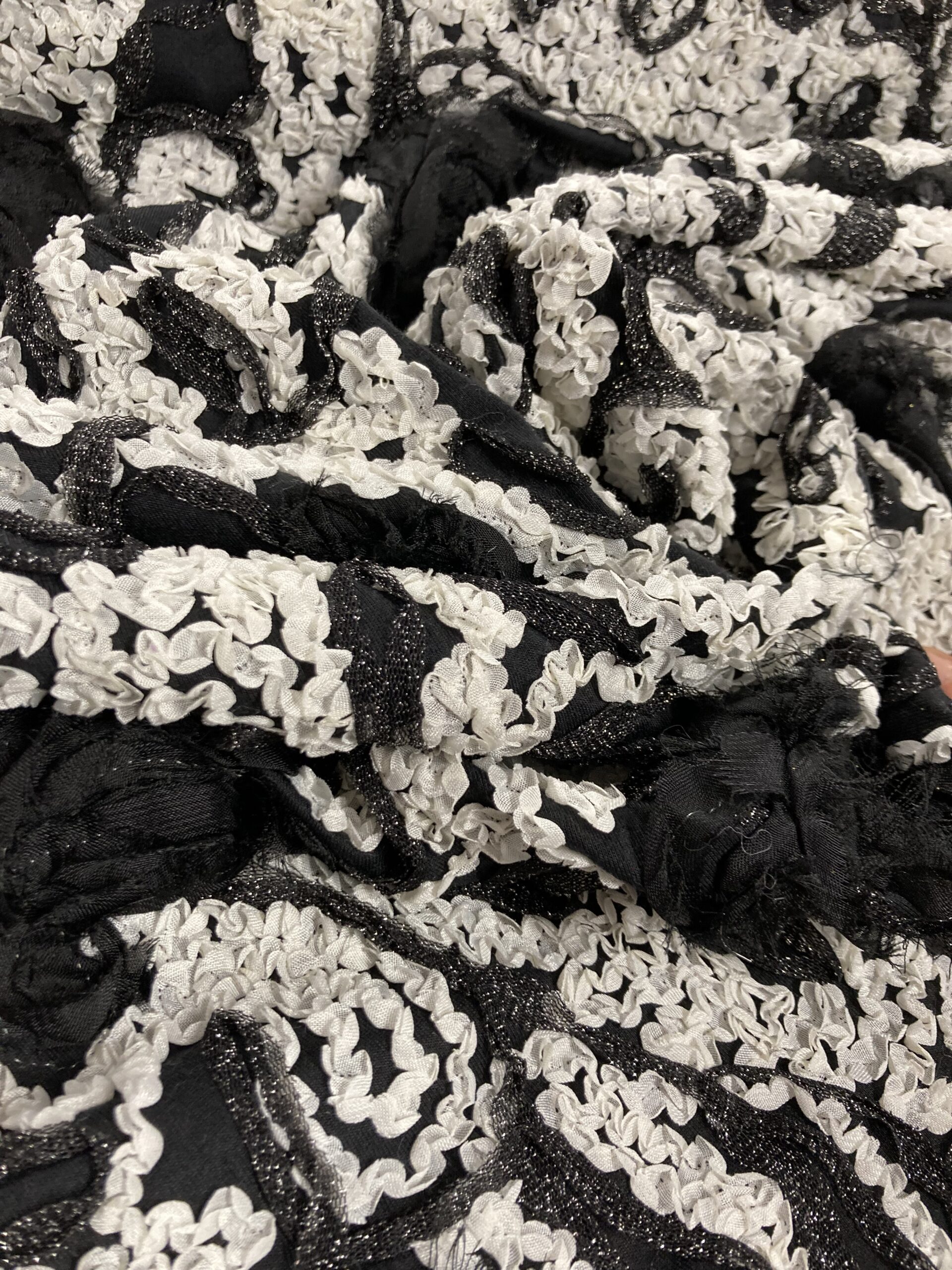 Punto cintas blanco/negro