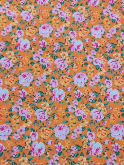 Strech naranja flores pequeñas*