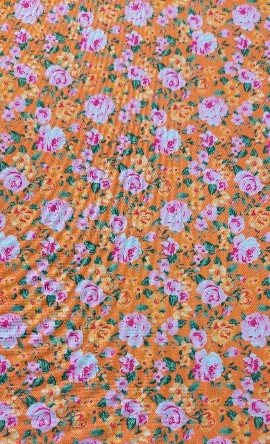 Strech naranja flores pequeñas*