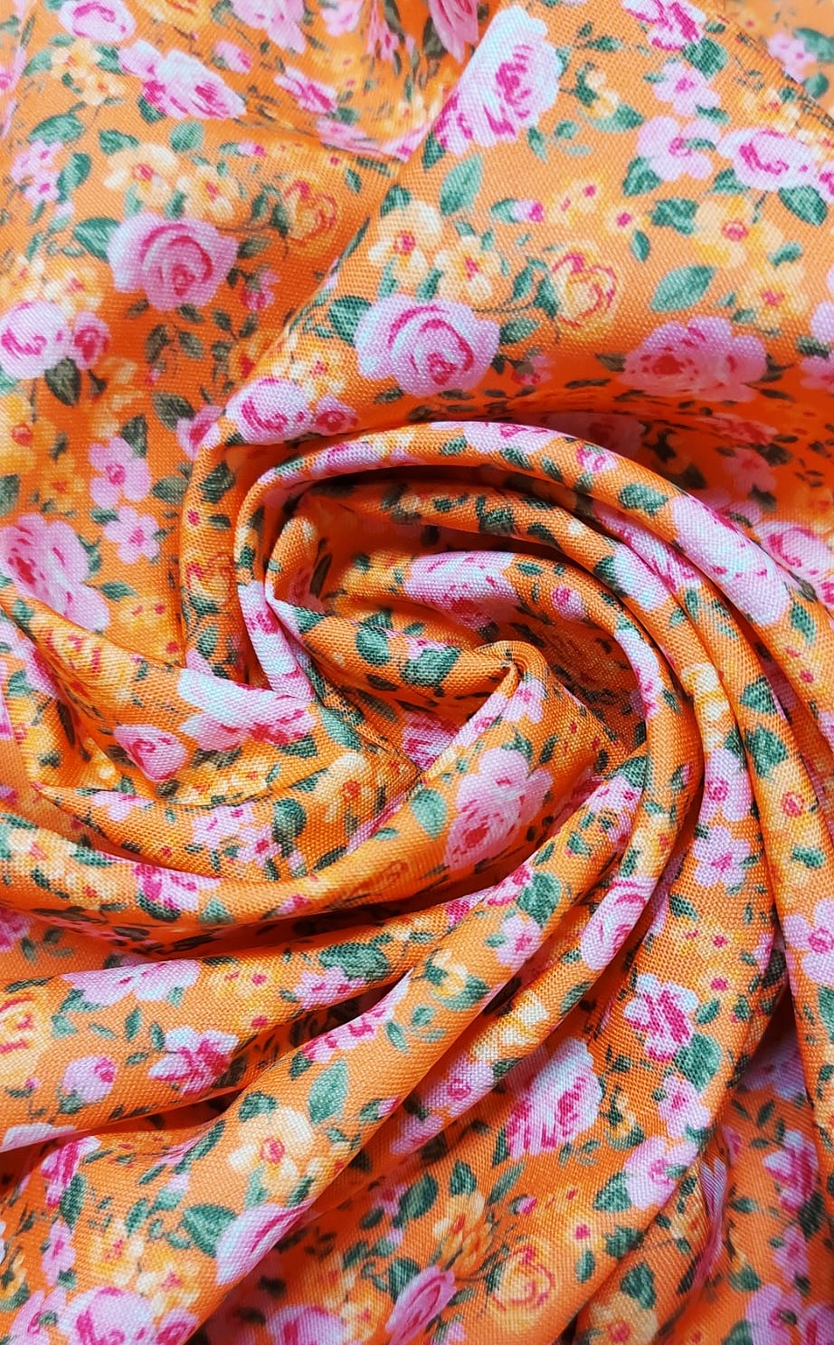 Strech naranja flores pequeñas*