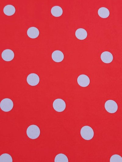 Strech rojo lunar malva*