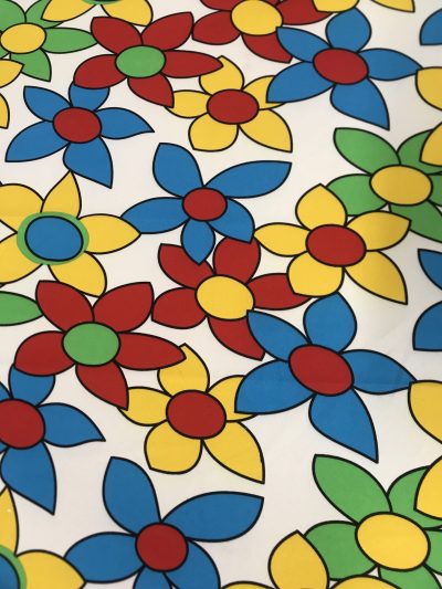 Strech flower blanco