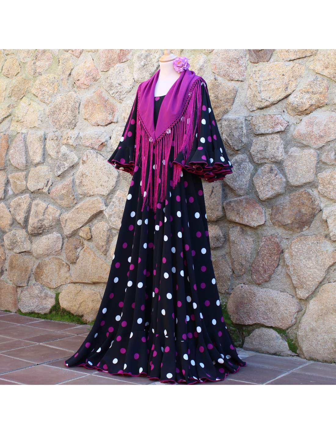 Patrones Nº5026 vestido Rociero de mujer