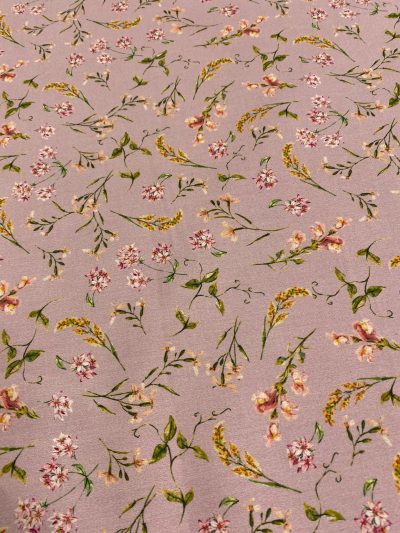 Algodón Pipper Flor Rosa