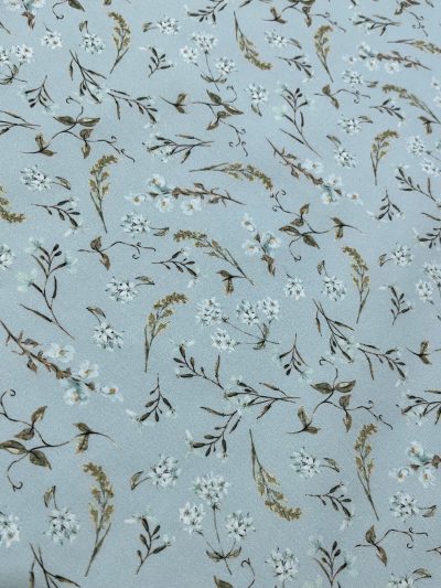 Algodón Pipper Flor Verde