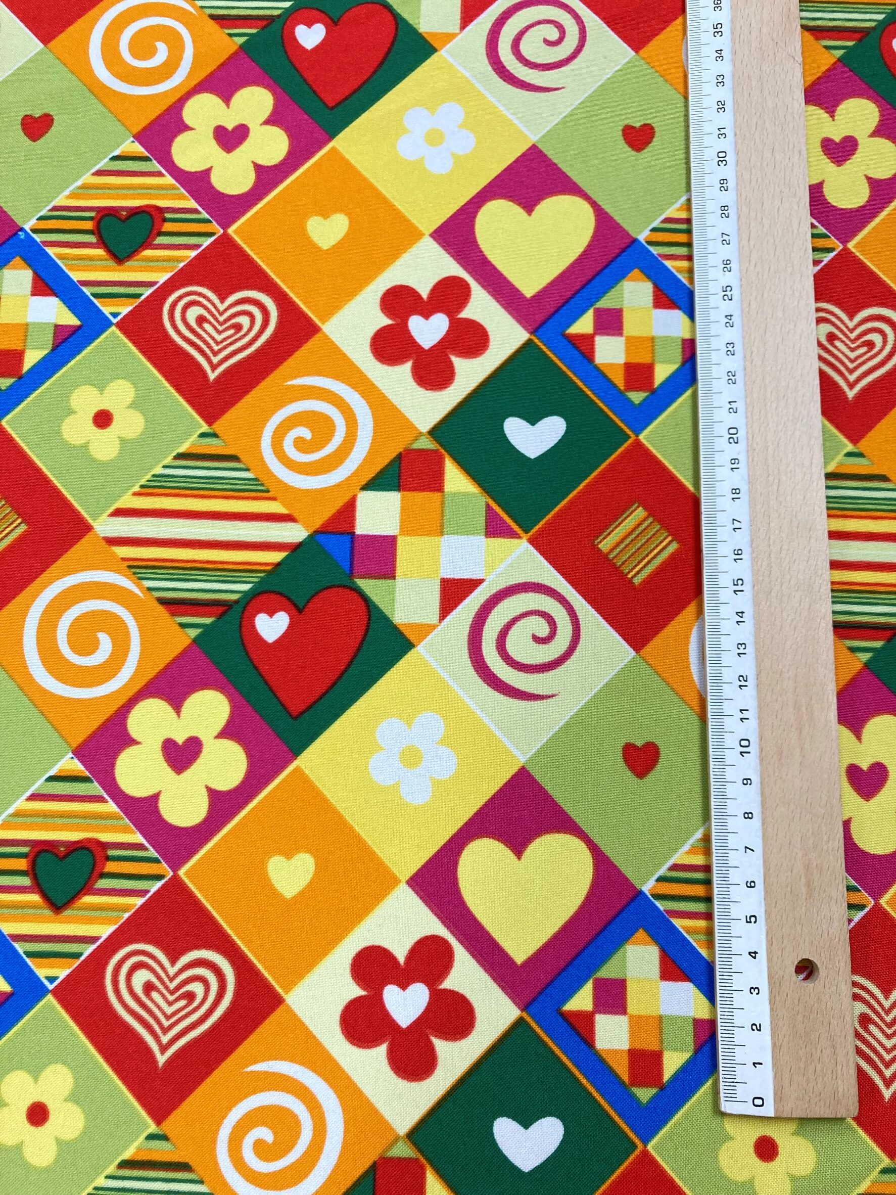 Strech Rombos Flores