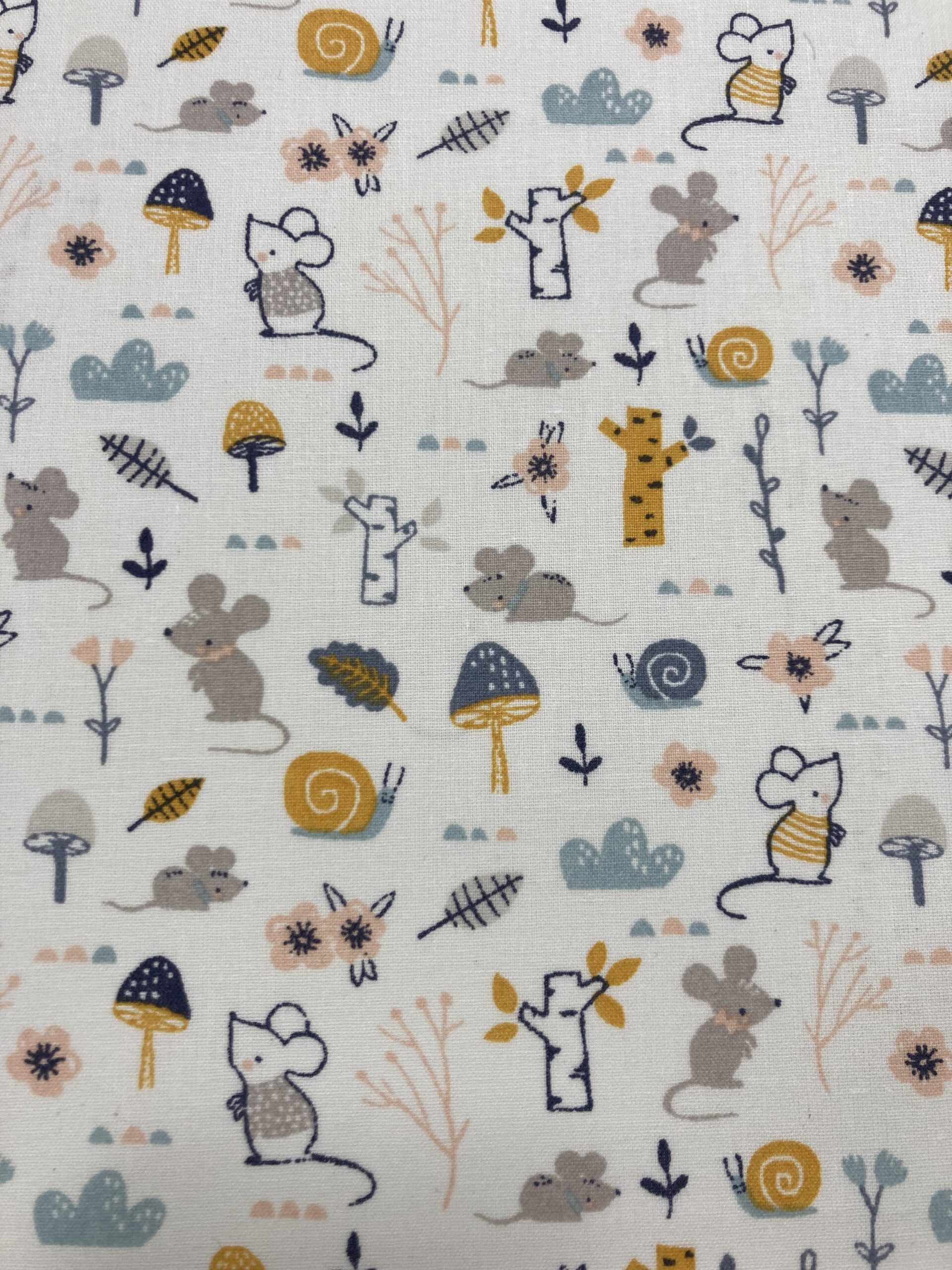 algodón bosque ratoncitos