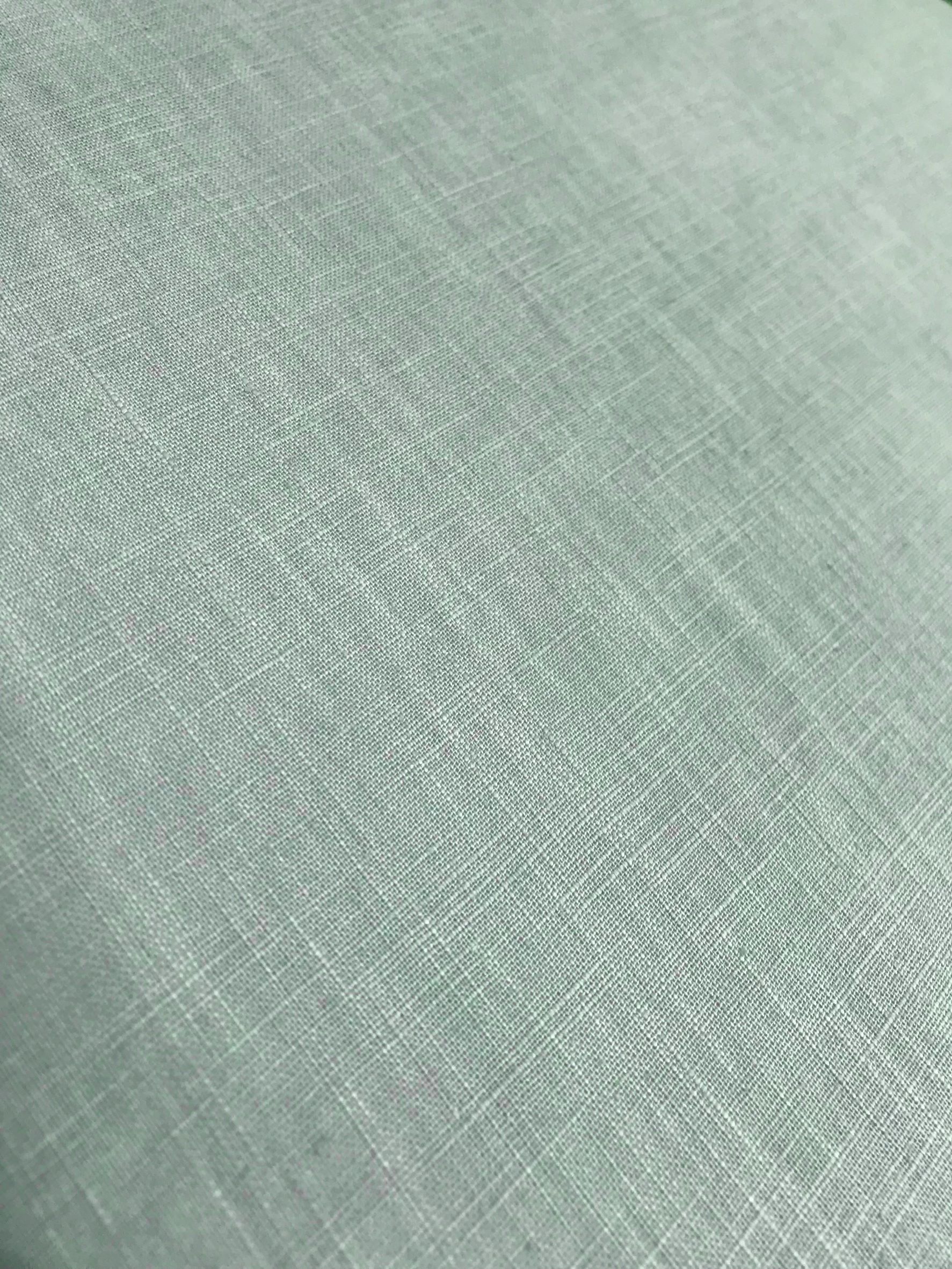Lino lavado verde mint