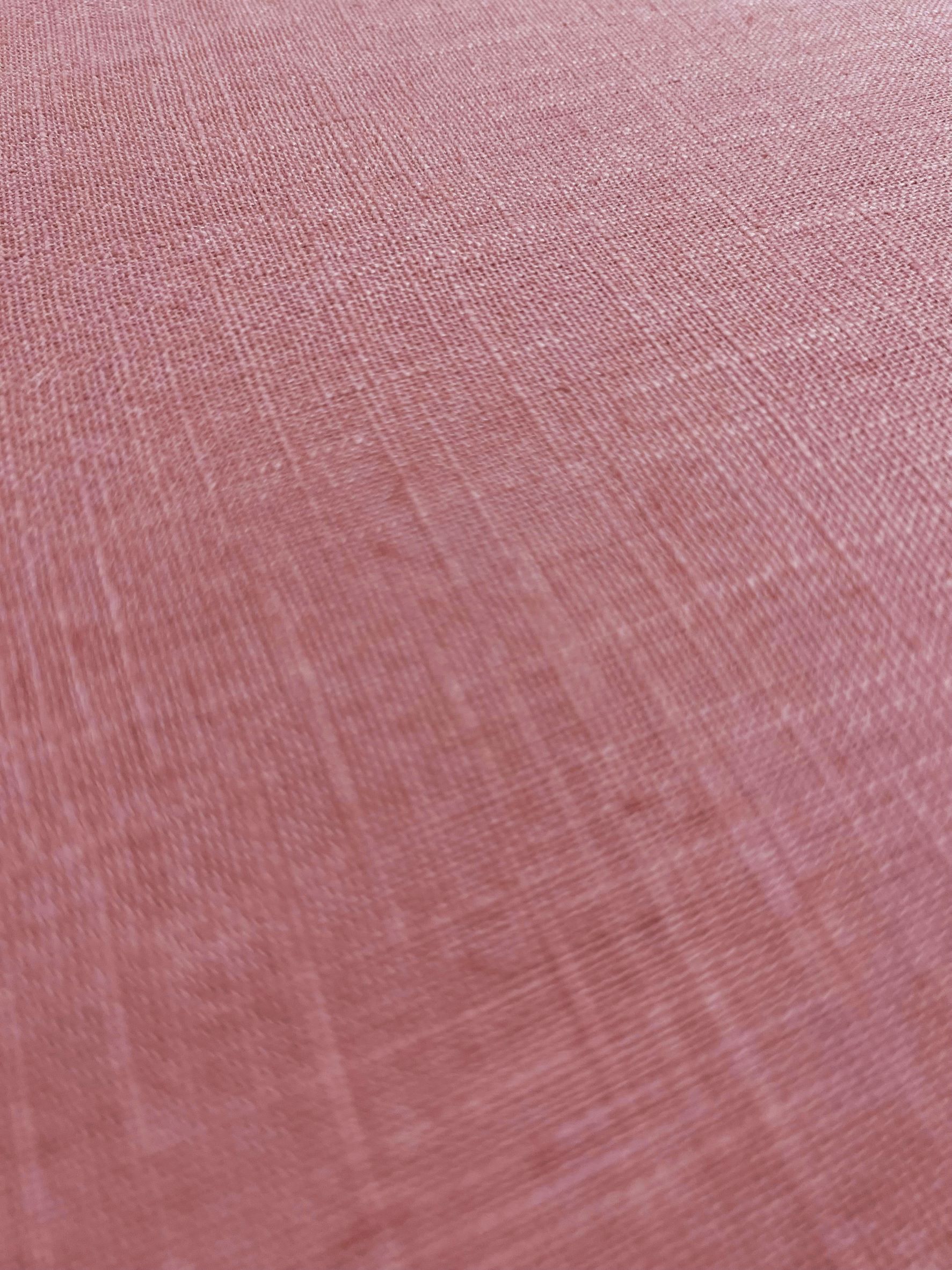 Lino lavado rosa maquillaje