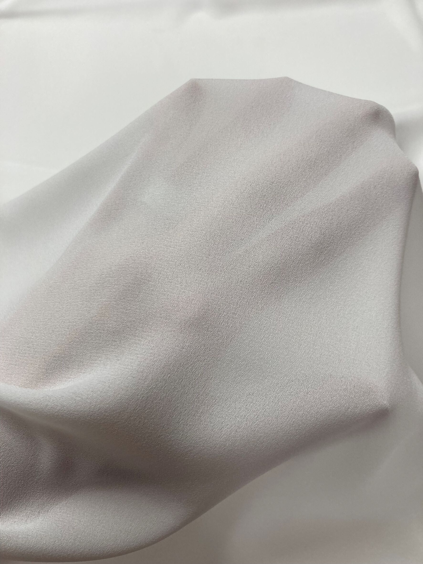 Georgette liso blanco