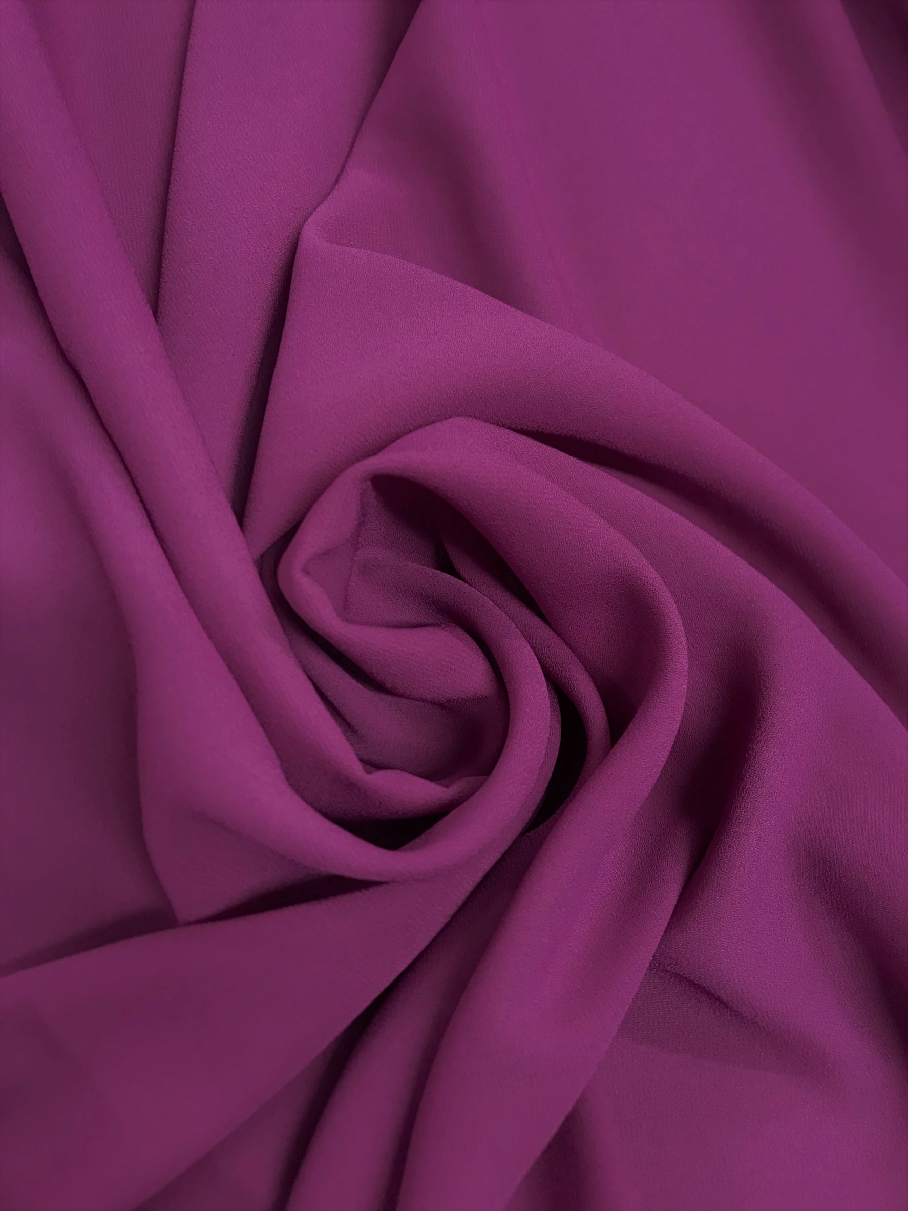 Georgette liso cardenal