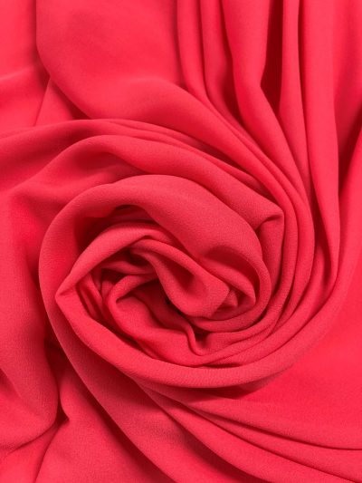 Georgette liso coral